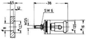 Telegärtner Anschlussklemme KL 58 wasserrdicht/Einbau 100025681