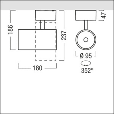 Zumtobel Group LED-Anbaustrahler 930, weiß V2-SFM2600 #62925665