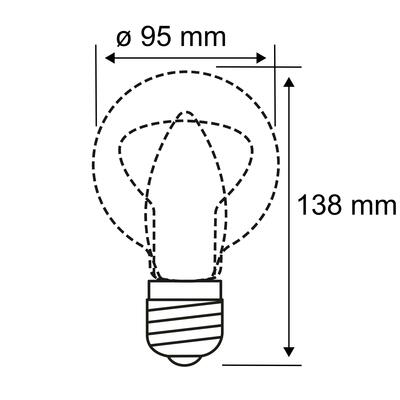 Paulmann LED-Filamentlampe 230V 291.23