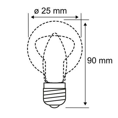 Paulmann LED-Filamentlampe 230V 291.36