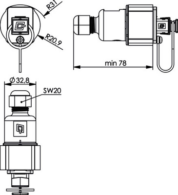Telegärtner STX V4 Freie Anschlussdose RJ45 Modul A Cat.6A 100007444