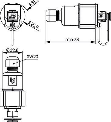 Telegärtner STX V4 Freie Anschlussdose RJ45 Modul B Cat.6A 100007445