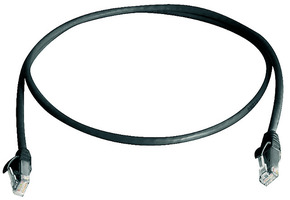 Telegärtner Patchkabel U/UTP C.5e 10m MP8 schwarz 100009086