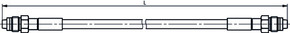 Telegärtner HF-Kabel RG-58C/U 3m 2xFME-Buchse 100010101