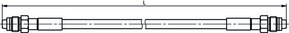 Telegärtner HF-Kabel RG-58C/U 3m 2xFME-Buchse 100010101