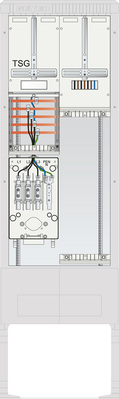 ABN Straßenbeleuchtung Säule 1 ZP TSG 5pol SB205ZL1512