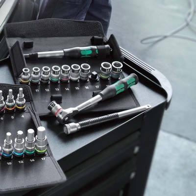 Wera Werk Zyklop Hybrid-Knarre mit Umschalthebel 05003780001