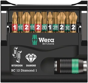 Wera Werk Bit-Sortiment 1/4x50 05057421001