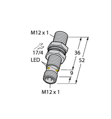 Turck Sensor induktiv BI4U-MT12-AP6X-H1141