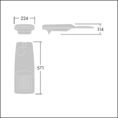 Thorn LED-Straßenleuchte Z76, 740 IP 36L50- #92919277