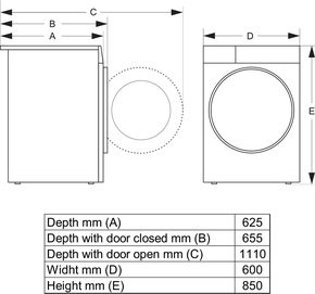 Gorenje Wärmepunpentrockner 9kg,WiFi D5G69CP
