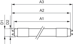Philips Lighting LED-Tube T8 f.KVG/VVG G13, 1,5m, 840 MAS LEDtube#38813000