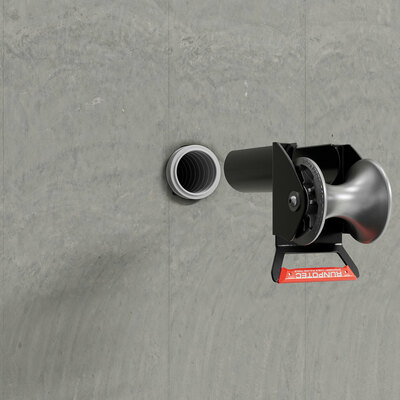 Runpotec Kabelumlenkrolle Einführrohr DM89 10223