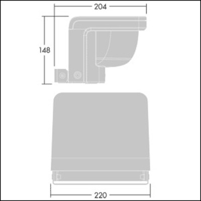 Thorn LED-Wandstrahler 830 RAA L 1L50 #96632098
