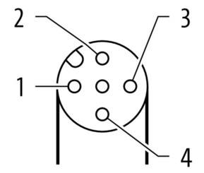 Murrelektronik M12 Bu gew. mit LED frei. Leitungsende 7000-12421-2340500