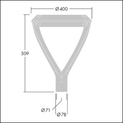 Thorn LED-Mastleuchte 730 NELLA 3000 #96636346