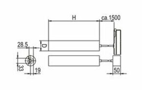 Ridi-Leuchten LED-Stromschienenleuchte 830, weiß ALBA R68P DAWS830F0125 ST