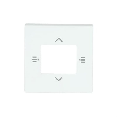 Busch-Jaeger Zentralscheibe stud-ws/mt 7-fach KNX 6108/61-884