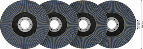 Bosch Power Tools X451 Fächerschleifscheiben Set 125 x 22,23 mm 2608626162