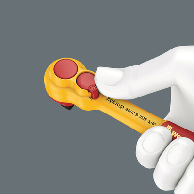 Wera Werk VDE Zyklop-Knarrensatz 3/8 Zoll, 17 tlg 05004970001