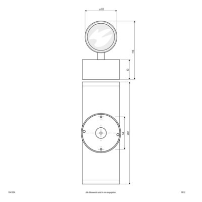 EVN Lichttechnik Wandleuchte IP65 104100A