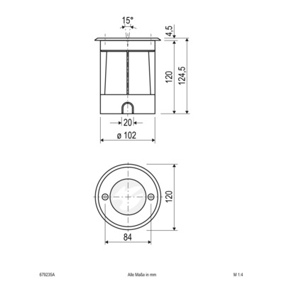 EVN Lichttechnik LED-Bodeneinbauleuchte IP67 679235A