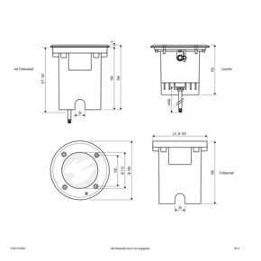 EVN Lichttechnik LED-Bodeneinbauleuchte IP67 PC67101502A