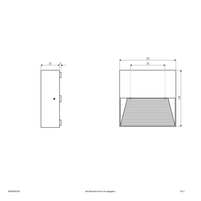 EVN Lichttechnik LED-Wandleuchte IP65 WAQ65051602