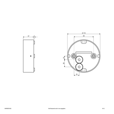 EVN Lichttechnik LED-Wandleuchte IP65 WAR65051602