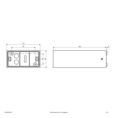 EVN Lichttechnik LED-Wandleuchte IP65 WAU65081602
