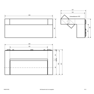 EVN Lichttechnik LED-Wandleuchte IP65 WAV65101602