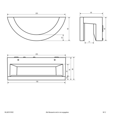 EVN Lichttechnik LED-Wandleuchte IP65 WLA65101602