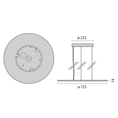 Performance in Light LED-Pendelleuchte 3000K, DALI, schwarz 3124873