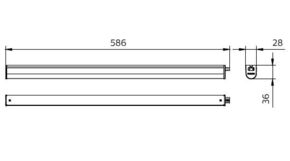 Philips Lighting LED-Lichtleiste 840 BN021C LED #52786799