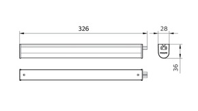 Philips Lighting LED-Lichtleiste 840 BN021CLED5S/840L300