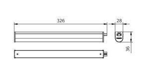 Philips Lighting LED-Lichtleiste 840 BN021CLED5S/840L300