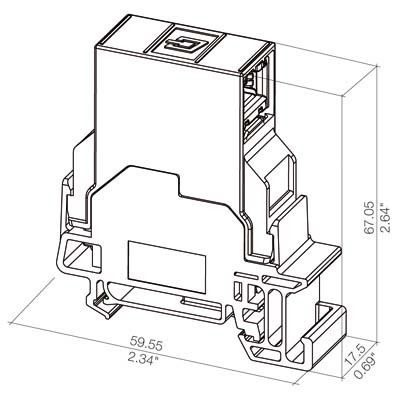 Weidmüller Tragschienen-Outlet IE-TO-RJ45-C