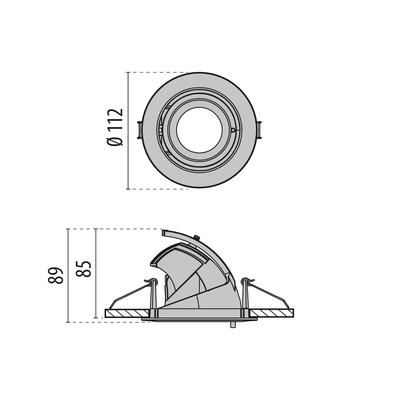 Performance in Light LED-Einbaustrahler 3000K, DALI, weiß LTY1252DB930