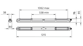 Philips Lighting LED-Feuchtraumleuchte 840 connected (IA) WT120C G2 #97580700