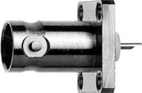 Telegärtner BNC-Einbaubuchse m.Flansch UG-290/U, 50 Ohm 100023398