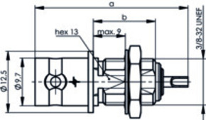 Telegärtner BNC Einbaubuchse 75 Ohm 100023551