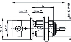 Telegärtner BNC Einbaubuchse 75 Ohm 100023551