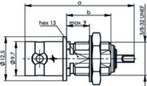 Telegärtner BNC Einbaubuchse UG-1094/U 50 Ohm 100023429