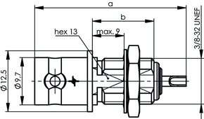 Telegärtner BNC Einbaubuchse UG-1094/U 50 Ohm 100023429