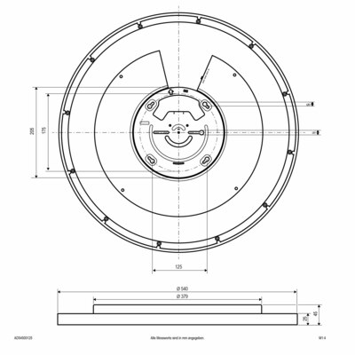 EVN Lichttechnik LED-Anbauleuchte AD54500125