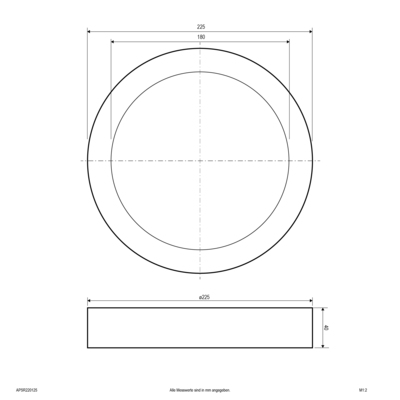 EVN Lichttechnik LED-Anbaupanel APSR220125