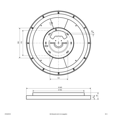 EVN Lichttechnik LED-Anbauleuchte UP44400125