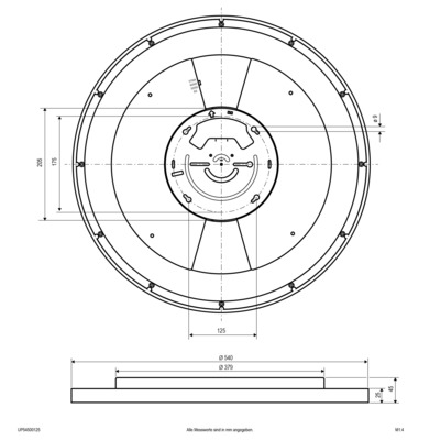 EVN Lichttechnik LED-Anbauleuchte UP54500125