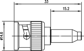 Telegärtner BNC Kabelstecker cr/cr f.RG 316 (G7) 100023312