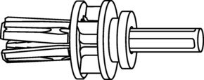 HellermannTyton Befestigungssockel Bolzen, Wmax=7.7mm, FSFTPHDBN1#156-02427